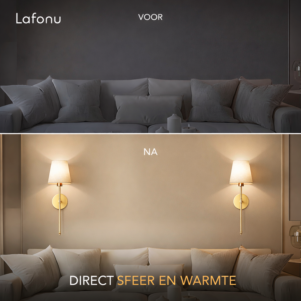 Peyton™ – Luxe draadloze wandverlichting (Set van 2 lampen)