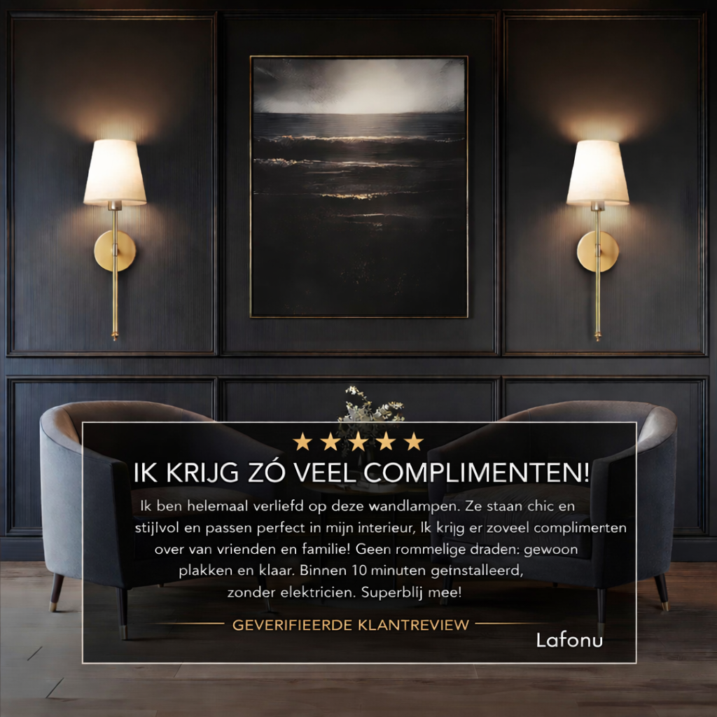 Peyton™ – Luxe draadloze wandverlichting (Set van 2 lampen)